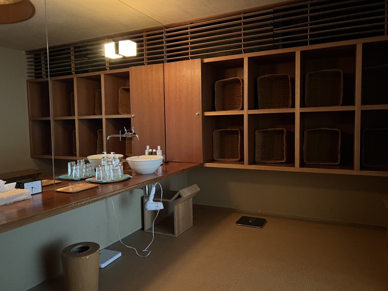 猫庭のある「てしま旅館」温泉