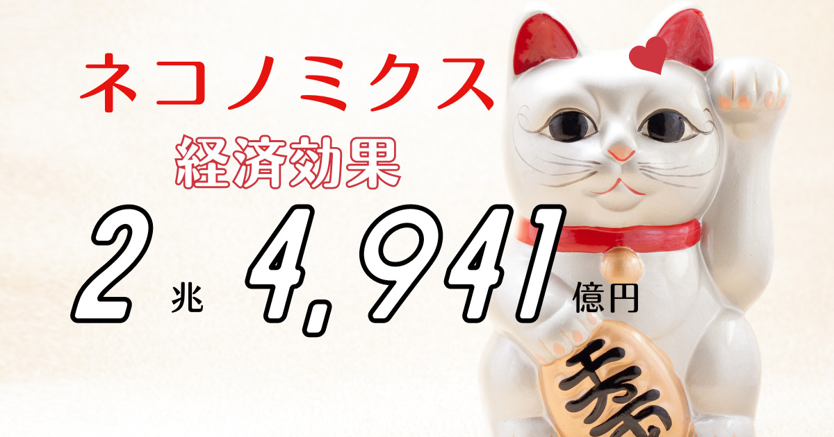 ネコノミクス経済効果2兆4,941億円